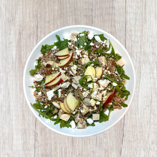 Goat Cheese and Farro Arugula Salad