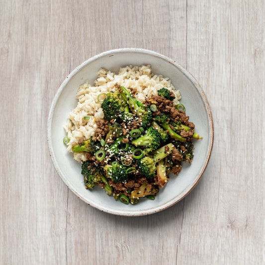 Ground Beef and Broccoli