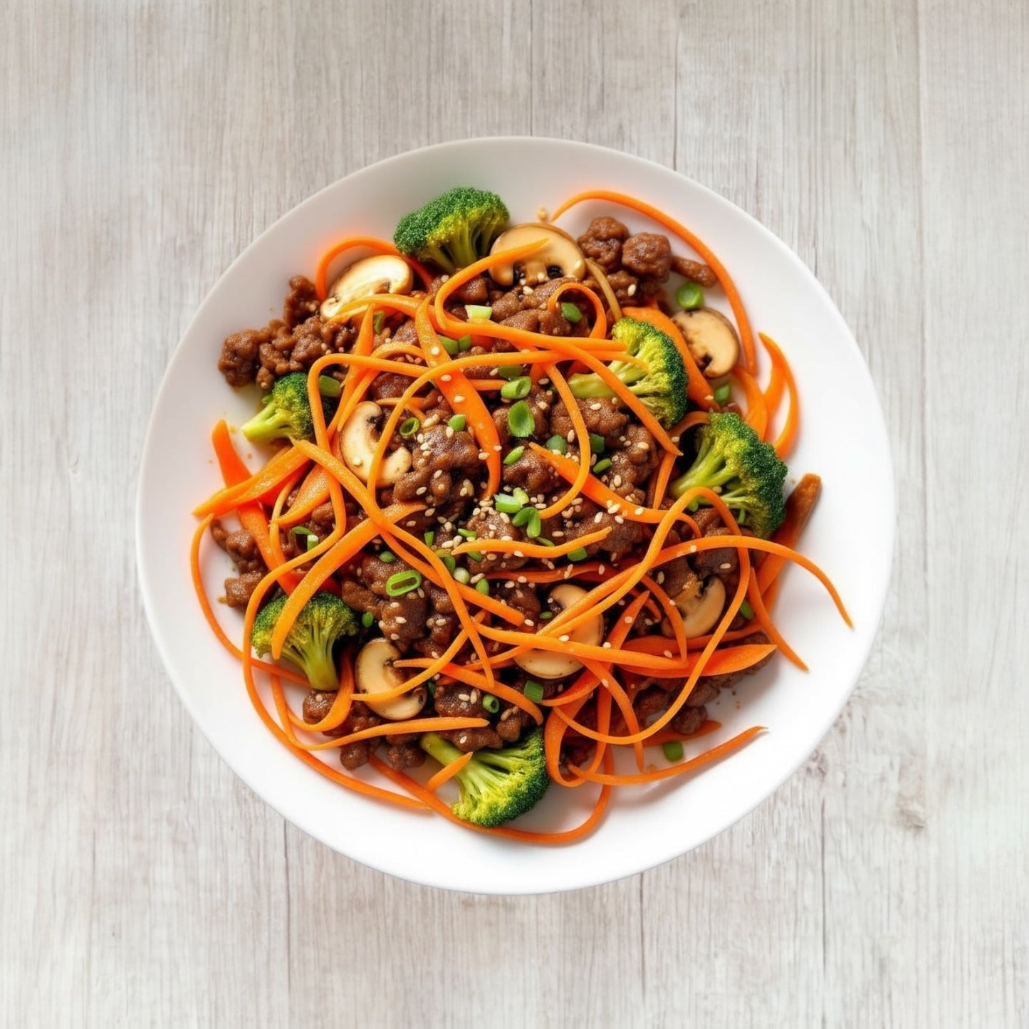 Ground Beef Teriyaki Stir Fry