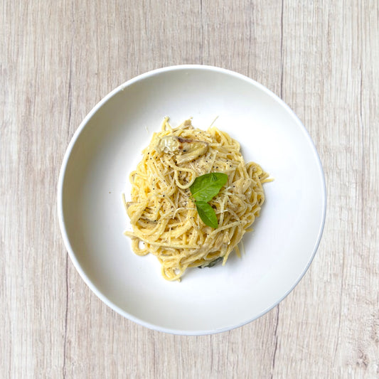 Lemon and Artichoke Spaghetti
