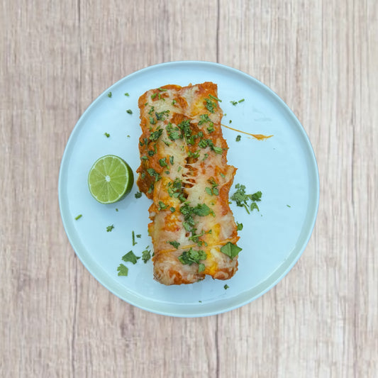 Pumpkin Chicken Enchiladas