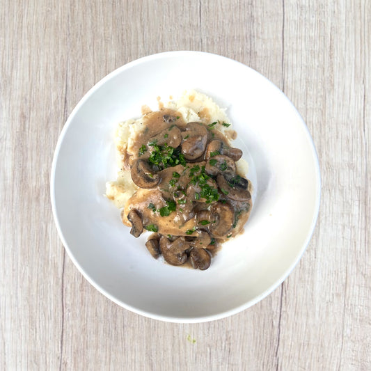 Creamy Balsamic Chicken and Mushrooms