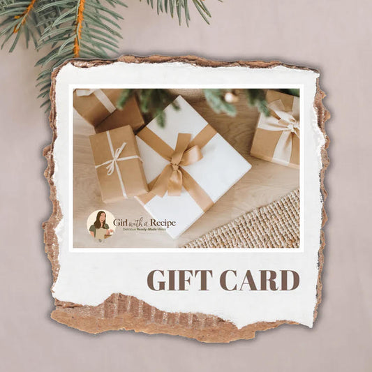 Girl With A Recipe Gift Card